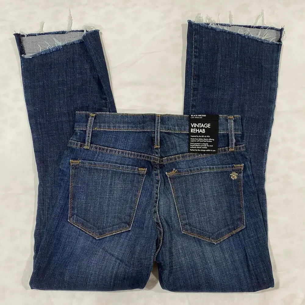 NWT Black Orchid Vintage Rehab Dark Italian Denim